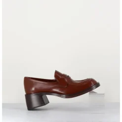 Sale MARA BINI Mocassins en cuir marron - R271M MOUSSE CUOIO COGNAC