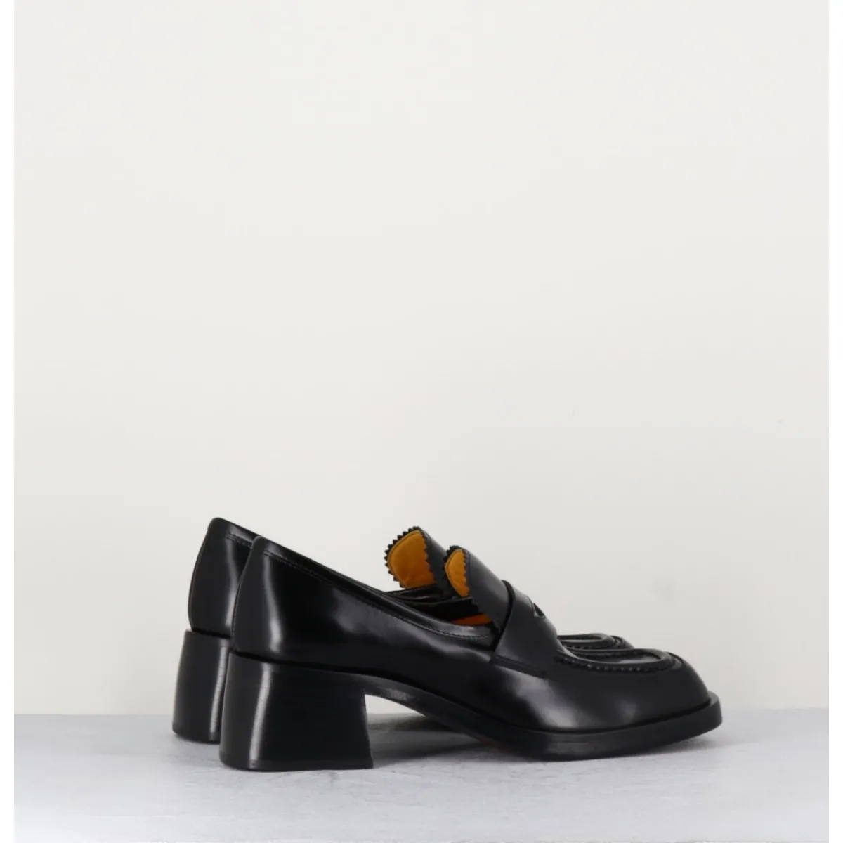 Outlet MARA BINI Mocassins en cuir - R271M MOUSSE NERO NOIR