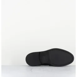 Discount GARRICE LAB Mocassins en cuir & rivets argent semelle gomme - AVERSA ABRA NERO NOIR