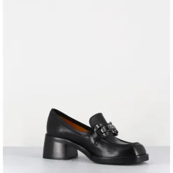 Clearance MARA BINI Mocassins en cuir & bijoux - W232588 GUANTO NERO NOIR