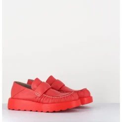 Best IXOS Mocassins en cuir souple semelle légère - X23 MAESTRALE CORALLO ROUGE