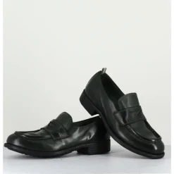 Clearance OFFICINE CREATIVE Mocassins en cuir - CALIXTE020 DEPHTS VERT