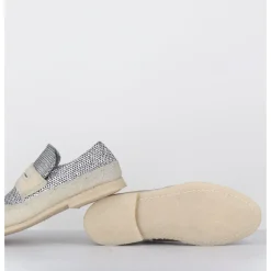 Best ROCCO P Mocassins souples cuir é & crêpe - 18800 TERENZ O ARGENT