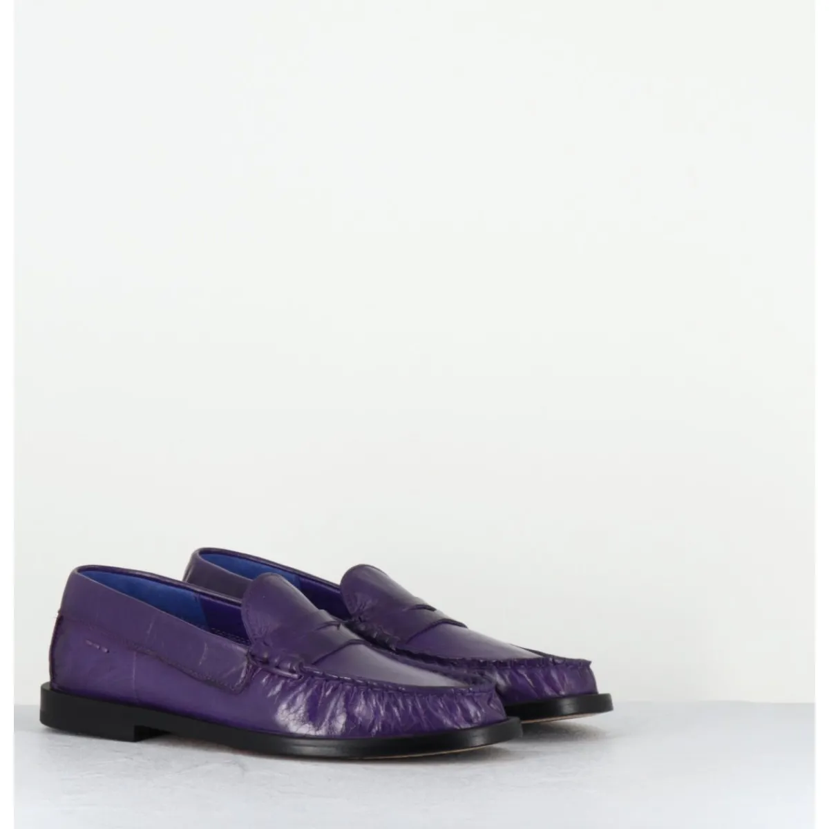 Online HOTTO Mocassins souples en cuir - 66604 ATHENE VIOLA VIOLET