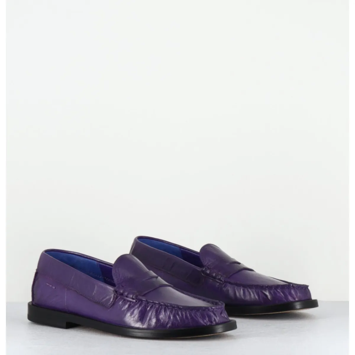 Online HOTTO Mocassins souples en cuir - 66604 ATHENE VIOLA VIOLET