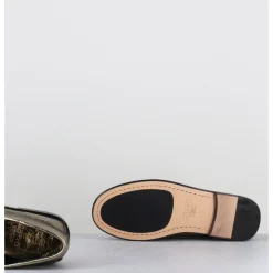 Clearance HOTTO Mocassins souples en cuir or brossé - 66604 MILLENIUM GOLD DORE