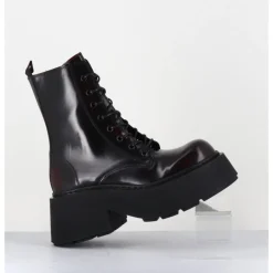 Hot VIC MATIE Rangers à lacets en cuir x fumé - 1D7700D APOLLO X BORDEAU