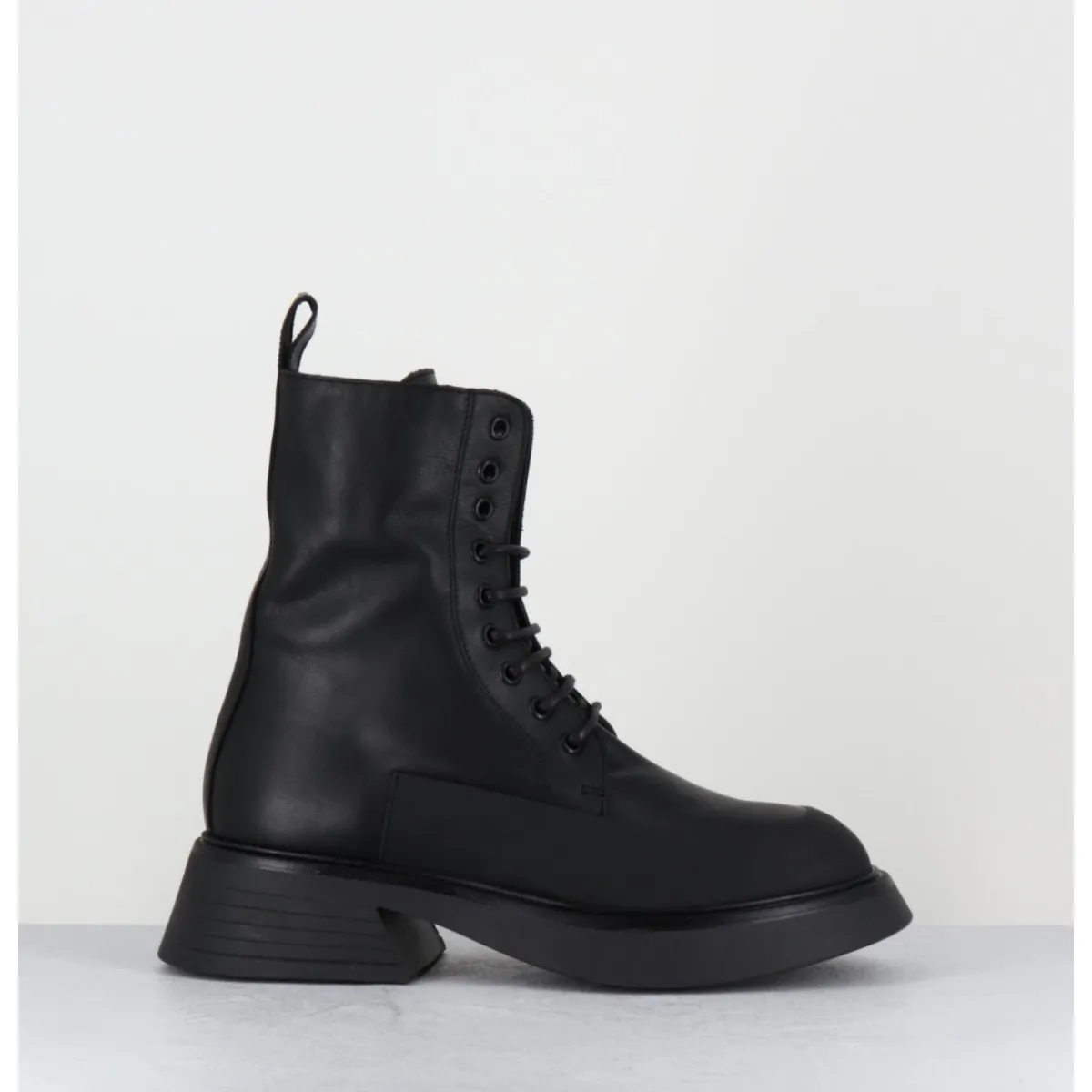 Outlet GARRICE LAB Rangers en cuir semelle légère - FIKE SAVANA NERO NOIR