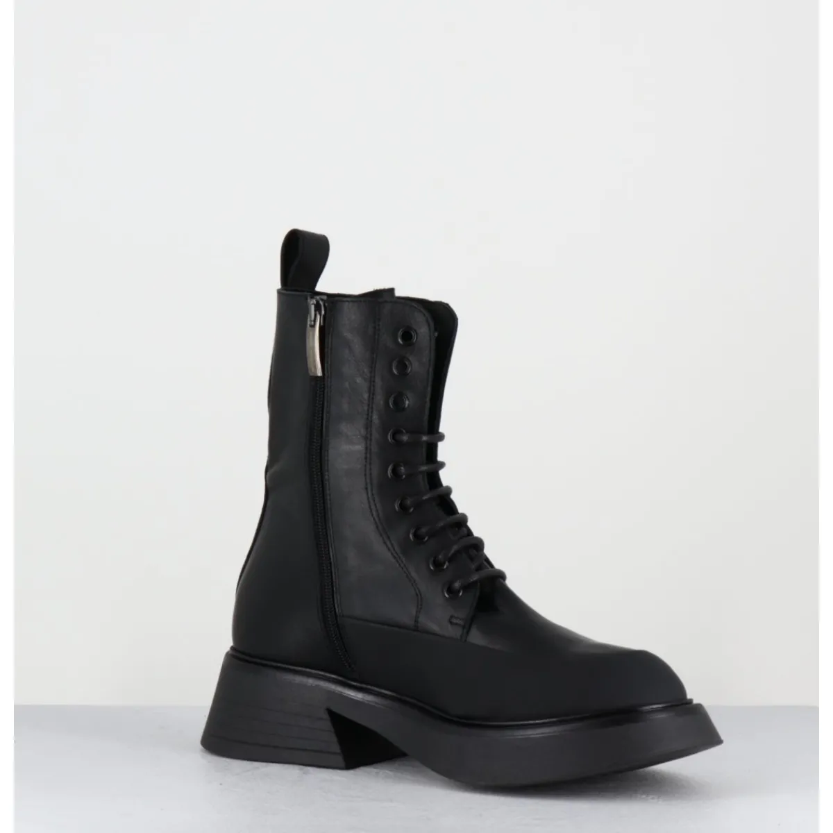 Outlet GARRICE LAB Rangers en cuir semelle légère - FIKE SAVANA NERO NOIR