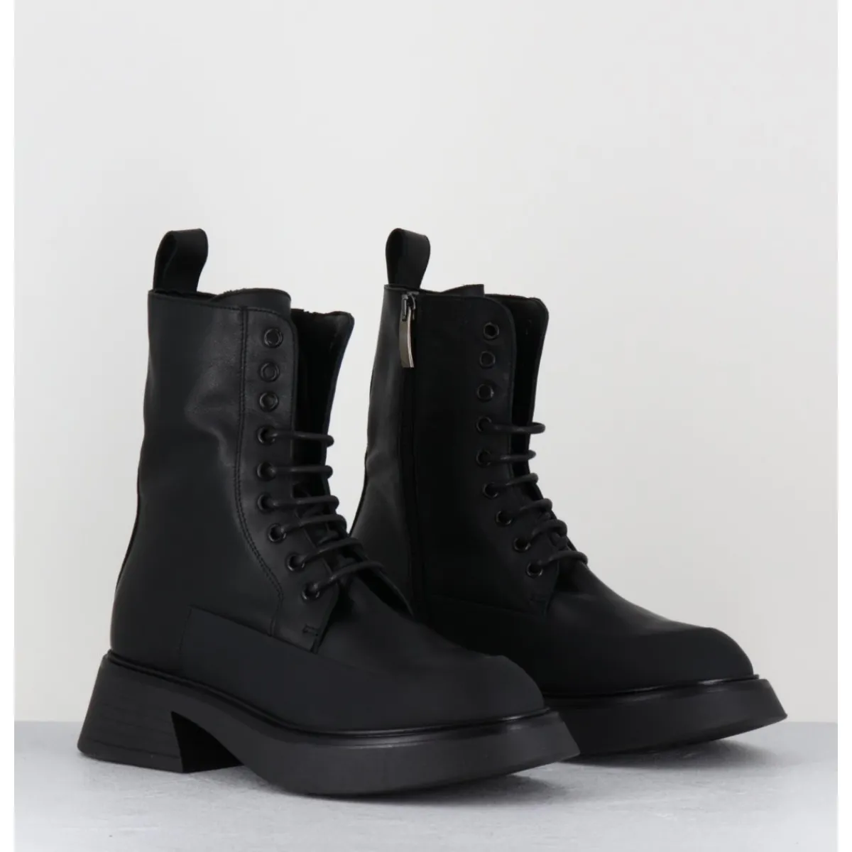 Outlet GARRICE LAB Rangers en cuir semelle légère - FIKE SAVANA NERO NOIR