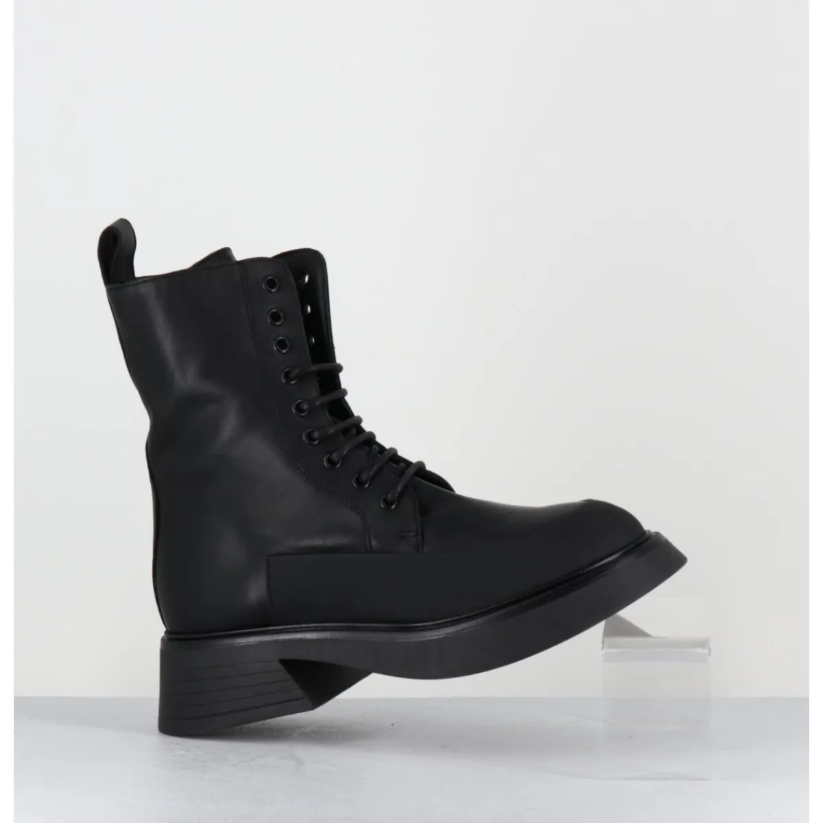 Outlet GARRICE LAB Rangers en cuir semelle légère - FIKE SAVANA NERO NOIR