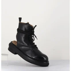 Discount GARRICE LAB Rangers fourrées en cuir - HUG12 NERO NOIR