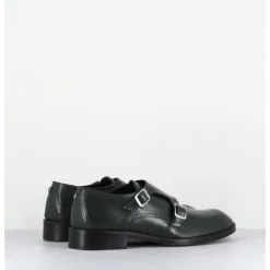 Online OA NON FASHION Richelieu doubles boucles en cuir glacé - YUMA ABRA VERDE VERT