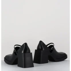 New JUSTINE CLENQUET 90s Mary-Jane cuir souple - KIM BLACK NOIR