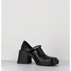 New JUSTINE CLENQUET 90s Mary-Jane cuir souple - KIM BLACK NOIR