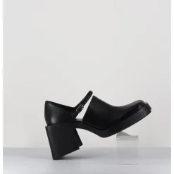 New JUSTINE CLENQUET 90s Mary-Jane cuir souple - KIM BLACK NOIR