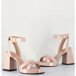 Clearance GARRICE LAB Sandales à plateforme cuir vernis - SUNNY VERNICE NUDE