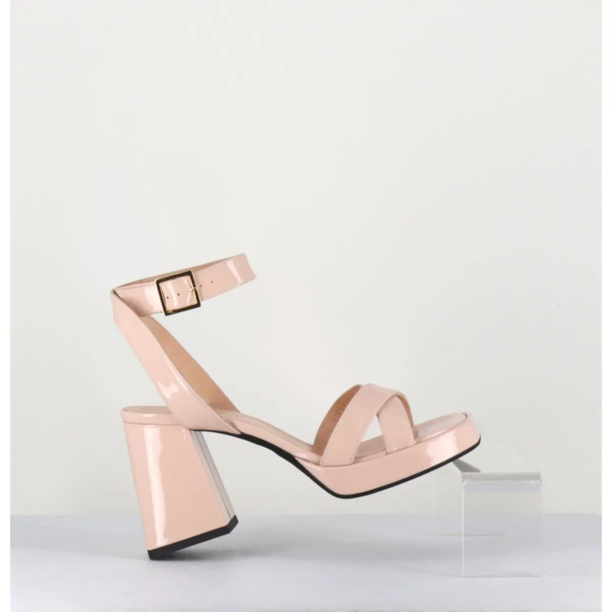 Clearance GARRICE LAB Sandales à plateforme cuir vernis - SUNNY VERNICE NUDE