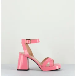 Best GARRICE LAB Sandales à plateforme cuir vernis - SUNNY VERNICE PINK ROSE