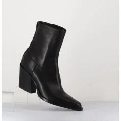 Outlet GARRICE LAB Santiags talon haut en cuir souple - DESI24 FULAR NERO NOIR