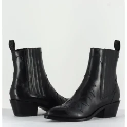 Best SARTORE - Bottines santiags en cuir SR3422N NOIR
