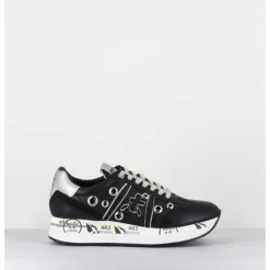 Online PREMIATA Sneakers double semelle cuir & rivets - CONNY 6553 NOIR