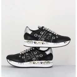 Online PREMIATA Sneakers double semelle cuir & rivets - CONNY 6553 NOIR