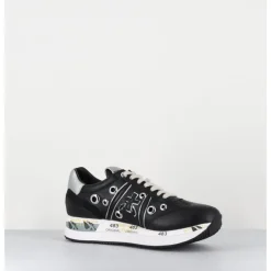 Online PREMIATA Sneakers double semelle cuir & rivets - CONNY 6553 NOIR
