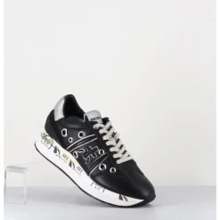 Online PREMIATA Sneakers double semelle cuir & rivets - CONNY 6553 NOIR
