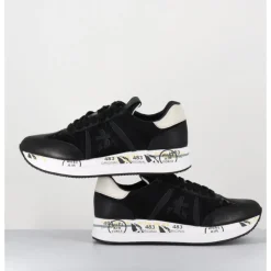 PREMIATA Sneakers double semelle en cuir & toile s - CONNY 4821 NOIR