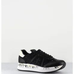 PREMIATA Sneakers double semelle en cuir & toile s - CONNY 4821 NOIR