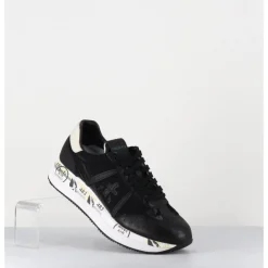 PREMIATA Sneakers double semelle en cuir & toile s - CONNY 4821 NOIR