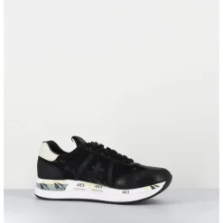 PREMIATA Sneakers double semelle en cuir & toile s - CONNY 4821 NOIR