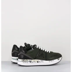 Discount PREMIATA Sneakers double semelle toile khaki - CONNY 6495