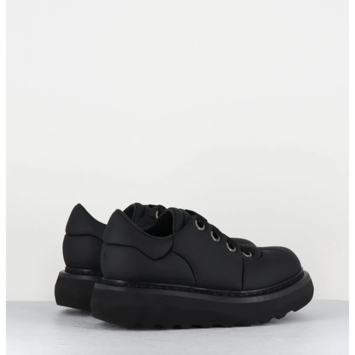 Sale PREMIATA Sneakers en cuir semelle épaisse - M6610 CUSTO NERO NOIR