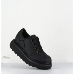 Sale PREMIATA Sneakers en cuir semelle épaisse - M6610 CUSTO NERO NOIR