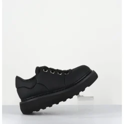 Sale PREMIATA Sneakers en cuir semelle épaisse - M6610 CUSTO NERO NOIR