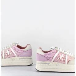 Online PREMIATA Sneakers en dentelle semelle compensée - BETH 6713 ROSE