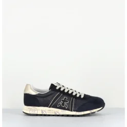Online PREMIATA Sneakers légères en cuir marine - LUCYD 7021 BLEU