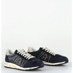 Online PREMIATA Sneakers légères en cuir marine - LUCYD 7021 BLEU