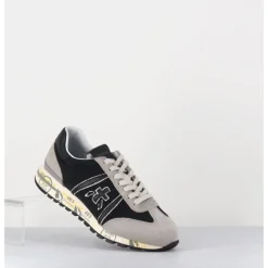 Discount PREMIATA Sneakers légères toile e & daim gris - LUCYD 5954 BLACK NOIR