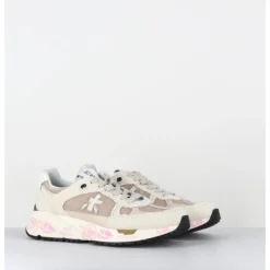 New PREMIATA Sneakers 90s en toile usée - MASED 6681 BEIGE