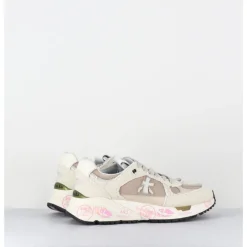 New PREMIATA Sneakers 90s en toile usée - MASED 6681 BEIGE