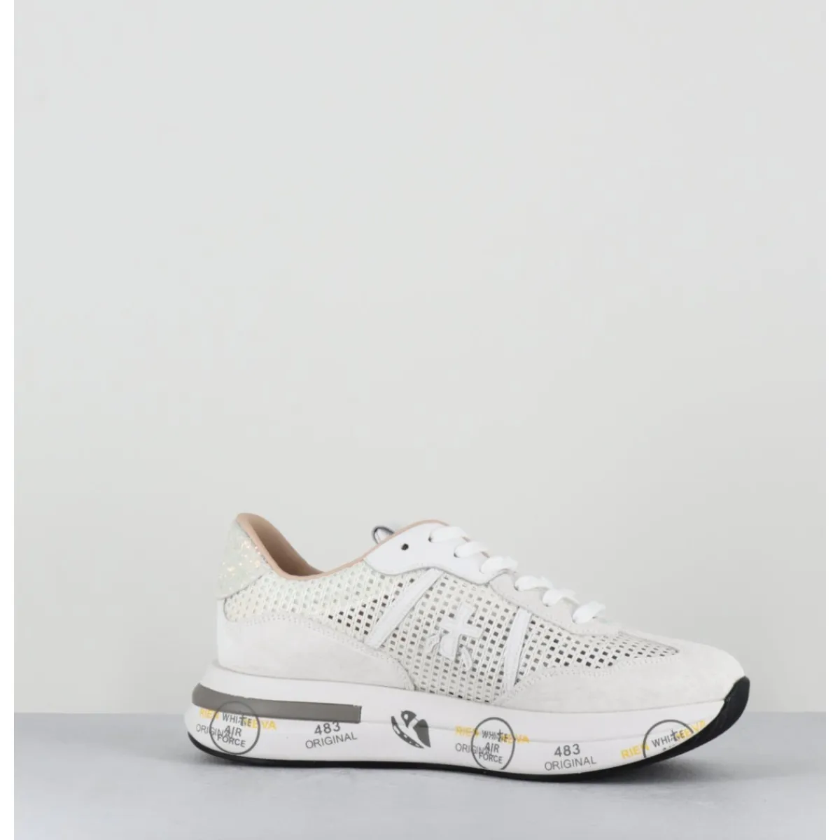 Outlet PREMIATA Sneakers ultra légère ajourée hes - CASSIE 6341 BLANC