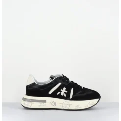 New PREMIATA Sneakers ultra légère cuir & toile nylon - CASSIE 6471 NOIR