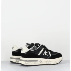 Best PREMIATA Sneakers ultra légère cuir & toile gris - CASSIE 6741 NOIR