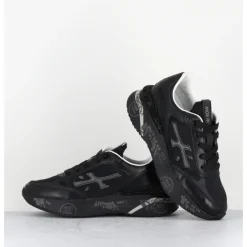 Best PREMIATA Sneakers ultra light cuir & toile - MOERUND 7058 NOIR