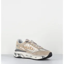 Best PREMIATA Sneakers ultra light daim & toile beige - MOERUND 6442 TAUPE