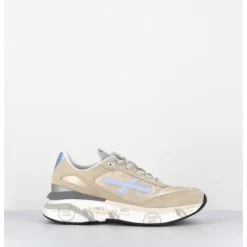 Outlet PREMIATA Sneakers ultra light daim & toile - MOERUND 6990 BEIGE