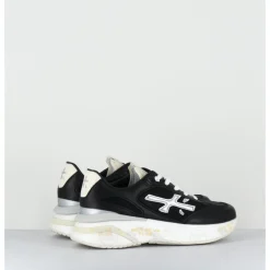 New PREMIATA Sneakers ultra light toile & cuir argent - MOERUND 6733 NOIR